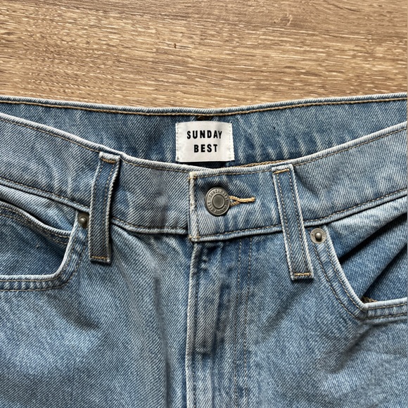 SUNDAY BEST JUPITER JEAN | Light/Medium Wide Leg Jeans - Picture 2 of 8